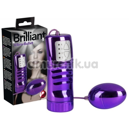Виброяйцо Brilliant Vibro-Bullet 5.5 см, фиолетовое