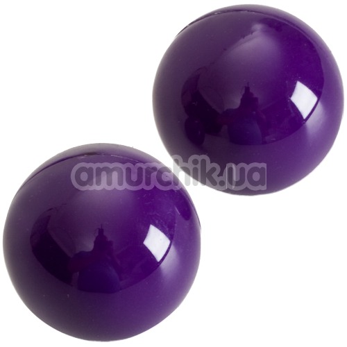 Вагинальные шарики Ben-Wa фиолетовые - Фото №1