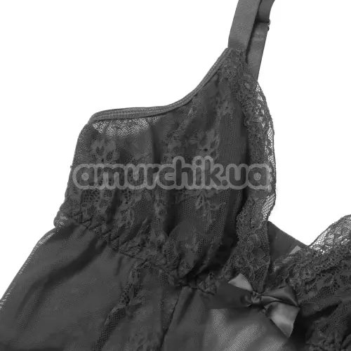 Пеньюар Star Night Maxi Night Dress, чорний