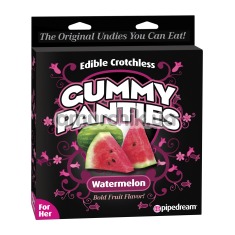 Їстівні жіночі трусики Edible Crotchless Gummy Panties, кавун - Фото №1