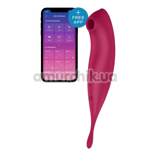 Симулятор орального сексу для жінок з вібрацією Satisfyer Twirling Pro+, рожевий - Фото №1