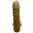 Мыло в виде пениса с присоской Чистий Кайф M, коричневое - Фото №2