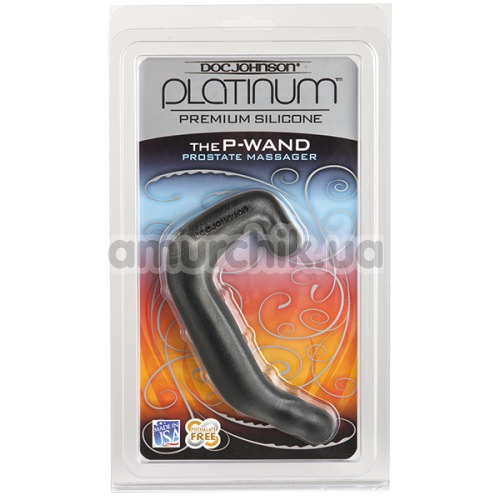 Стимулятор простаты для мужчин Platinum The P-Wand, серый