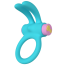 Виброкольцо для члена Party Color Toys Riny, бирюзовое - Фото №3