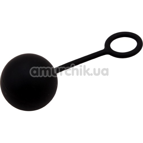 Вагинальный шарик Black Mont, черный - Фото №1