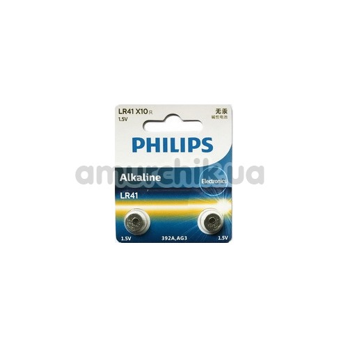 Батарейки Philips Alkaline LR41 (AG3), 2 шт