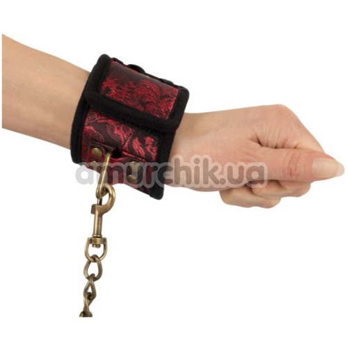 Фиксаторы для рук Bad Kitty Naughty Toys Handcuffs Asia 2492296, красно-черные