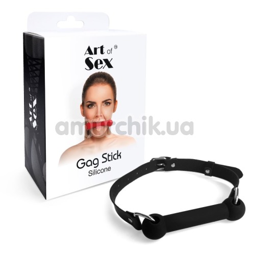 Кляп Art of Sex Gag Stick Silicone, чорний