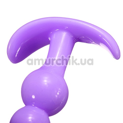 Анальная пробка Masturbation Anal Beads Massage Stick, фиолетовая