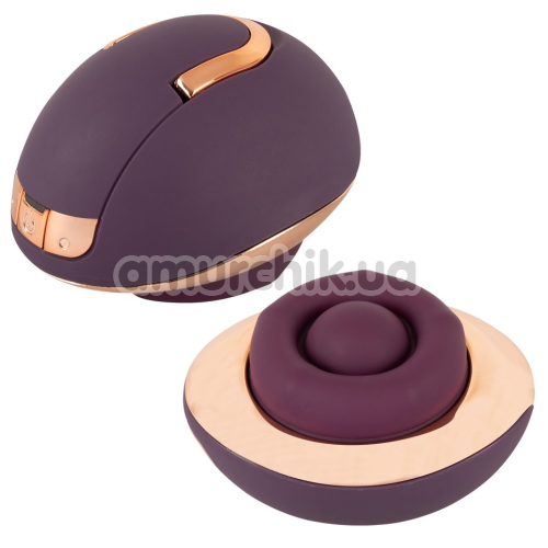 Клиторальный вибратор Belou Rotating Vulva Massager, фиолетовый - Фото №1