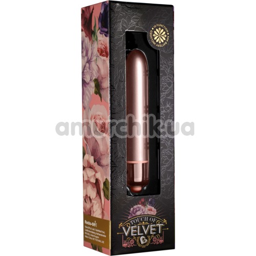 Клиторальный вибратор Rocks-Off Touch of Velvet, розовый