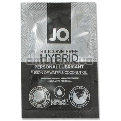 Лубрикант JO Silicone Free Hybrid Personal Lubricant - кокос, 10 мл