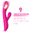 Вибратор с подогревом Boss Series Rabbit Vibrator Spark, розовый - Фото №5