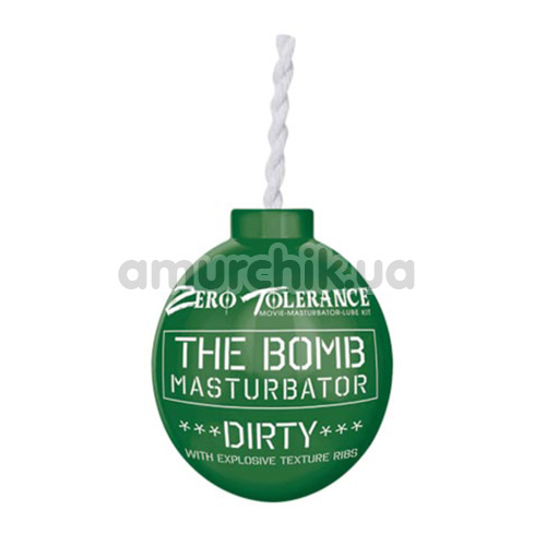 Мастурбатор Zero Tolerance The Bomb Masturbator Dirty, зеленый - Фото №1