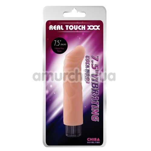 Вібратор Real Touch XXX No.03 7.5, тілесний