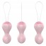 Вагинальные шарики с вибрацией Boss Remote Control Tighten Vibrating Egg, розовые - Фото №5
