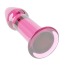 Анальная пробка Love Toy Glass Romance Dildo GS12, розовая - Фото №5