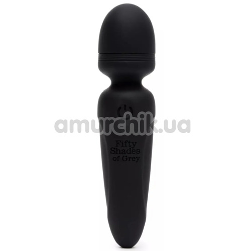 Універсальний масажер Fifty Shades of Grey Sensation Mini Wand Vibrator, чорний - Фото №1