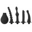 Интимный душ с 4 насадками Black Velvets Douche With 4 Attachments, черный - Фото №2
