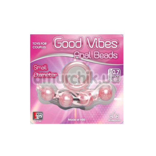 Анальная цепочка Good Vibes Anal Beads Small, розовая