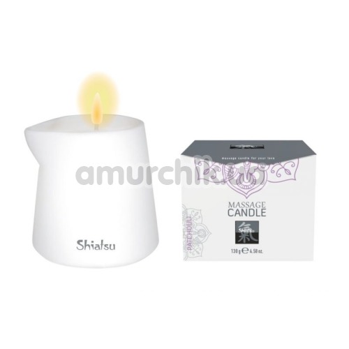 Массажная свеча Shiatsu Massage Candle Patchouli - пачули, 130 мл - Фото №1