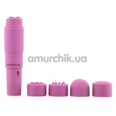 Клиторальный вибратор Neon Luv Touch Mini Mite розовый - Фото №1