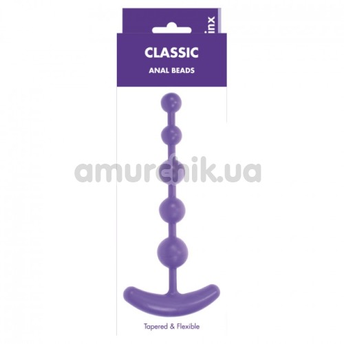 Анальная цепочка Kinx Classic Anal Beads, фиолетовая