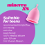 Менструальна чаша Crushious Minerva XS, рожева - Фото №11