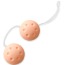 Вагинальные шарики Vibratone Balls, телесные - Фото №0