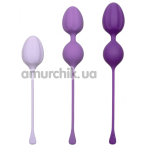 Набір вагінальних кульок Tighten & Tone Kegel Training, фіолетовий - Фото №1