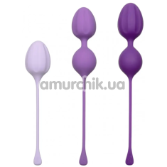 Набір вагінальних кульок Tighten & Tone Kegel Training, фіолетовий - Фото №1