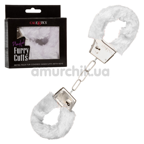 Наручники Playful Furry Cuffs, білі