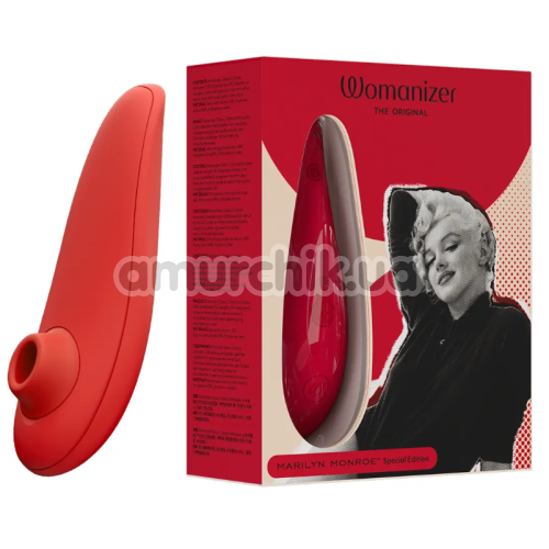 Симулятор орального секса для женщин Womanizer The Original Marilyn Monroe, красный