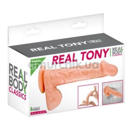 Фалоімітатор Real Body Real Tony, тілесний