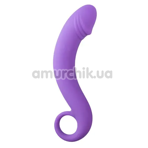 Анальный фаллоимитатор Curved Dong, фиолетовый - Фото №1