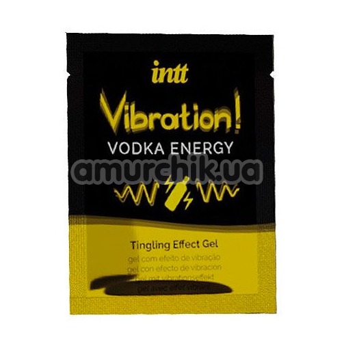 Возбуждающий гель с эффектом вибрации Intt Vibration Vodka Energy Tingling Effect Gel - водка, 5 мл