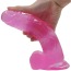 Фалоімітатор Jelly Studs Large, рожевий - Фото №6