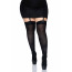Чулки Leg Avenue Opaque Nylon Thigh High Stockings, черные - Фото №2