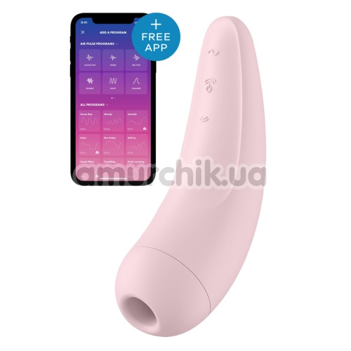 Симулятор орального сексу для жінок Satisfyer Curvy 2+, рожевий - Фото №1