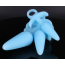 Набор из 3 анальных пробок Firefly Prince Kit - светящийся в темноте, голубой - Фото №3