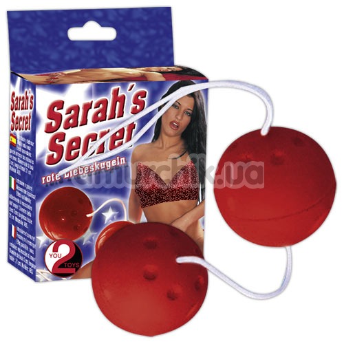 Вагінальні кульки Sarah's Secret, червоні