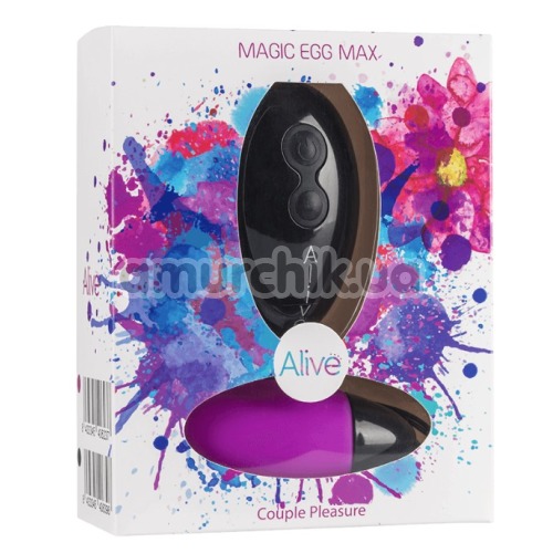 Віброяйце Alive Magic Egg Max Couple Pleasure, фіолетове