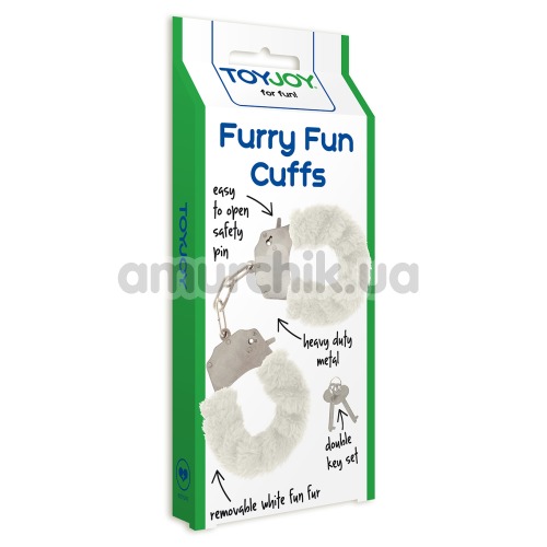 Наручники Furry Fun Cuffs, білі