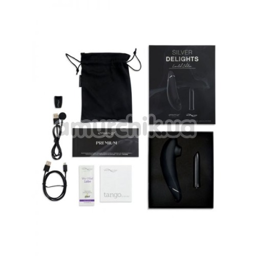 Набор вибраторов Silver Delights Limited Edition Womanizer & We-Vibe, черный