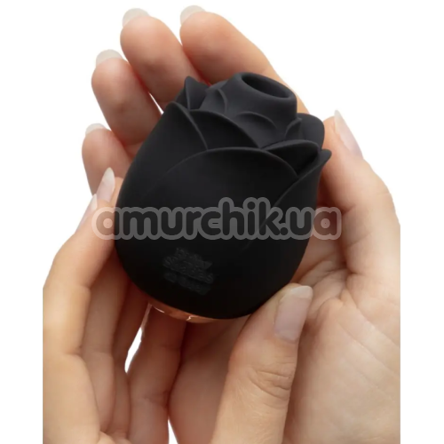 Симулятор орального сексу для жінок Fifty Shades of Grey Hearts & Flowers Clitoral Suction Stimulator , чорний