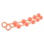 Набор анальных цепочек Posh Silicone “O” Beads, оранжевый - Фото №5