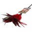 Пёрышко для ласк Sportsheets Starburst Feather Body Tickler, красное - Фото №8
