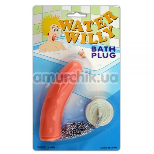 Пробка-прикол для ванной Water Willy Bath Plug