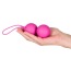 Вагінальні кульки XXL Balls, рожеві - Фото №3