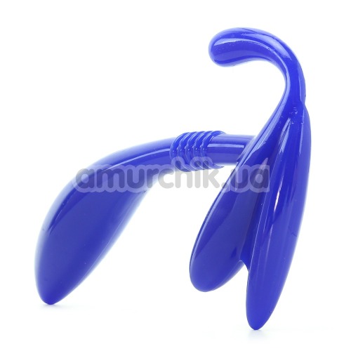 Стимулятор простаты для мужчин Apollo Curved Prostate Probe, синий